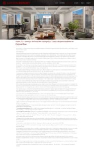 Issue 122 - Foreign Demand Re-Emerges as Luxury Buyers Underwrite Political Risk